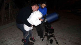 Öğrenciler Yozgat Çamlığı Milli Parkında Ay ve gezegenleri gözlemledi