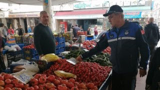 Ortaca Beleediyesi zabıta ekiplerinden pazar yerlerinde fiyat denetimi