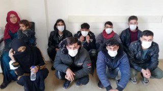 Osmaniyede 10 düzensiz göçmen yakalandı