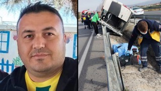 Osmaniyespor taraftar otobüsü Manisa'da kaza yaptı: 1 ölü, 9 yaralı