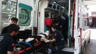 Otomobilin çarptığı yaya yaralandı