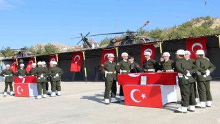 Pençe-Kaplan şehitleri son yolculuğuna uğurlandı