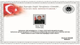 Pençe-Kilit Harekatında 1 asker şehit düştü