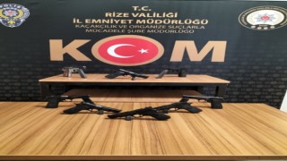 Rizede silah kaçakçılığı operasyonu: 1 tutuklama