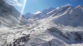 Rizenin yüksek kesimleri beyaza büründü