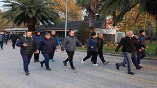 Sağlık için yürüdüler