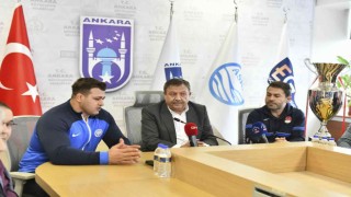 Şampiyon ASKİ Spordan, Başkan Yüksel Arslana ziyaret