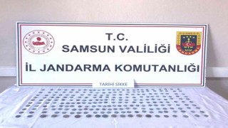 Samsunda 237 tarihi sikke ele geçirildi