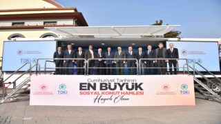 Sanal gerçeklik gözlüğüyle TOKİlere misafir oldular