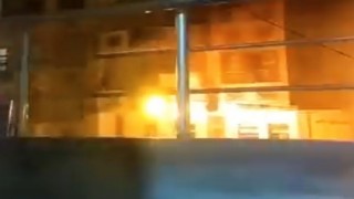 Şanlıurfada trafodaki patlama kamerada