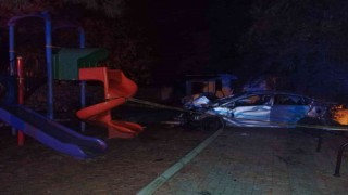 Şarampole devrilen otomobilin sürücüsü hayatını kaybetti