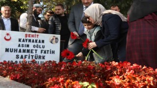 Şehit Kaymakam Safitürk, vefatının 6ncı yıl dönümünde kabri başında anıldı