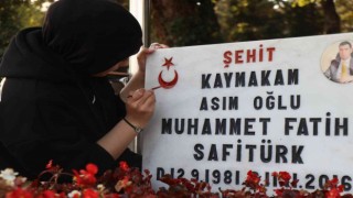 Şehit Safitürkün mezarı liseli öğrenciler tarafından düzenlendi