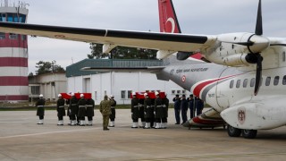 Şehitler Öztürkmen ve Uğurlu’nun naaşları Gaziantep’e getirildi