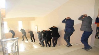 Şırnakta 11 kurum ve 70 personelle gerçeği aratmayan deprem tatbikatı