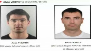 Sırp çete lideri, izini kaybettirmek için yüzüne “rötuş” da yaptırmış, ancak pusudan kurtulamamış