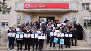 Sivasta 38 öğrenciye hafızlık belgesi verildi