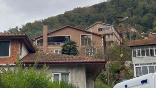 Şömine bacasından çıkan yangın paniğe neden oldu