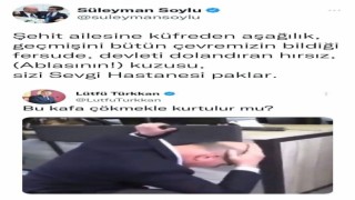 Süleyman Soyludan Lütfü Türkkana sert tepki