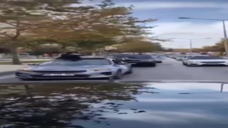 Sultanbeylide düğün konvoyunda havaya ateş açan maganda kamerada