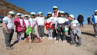 Sultandağında 204 fidan toprakla buluştu