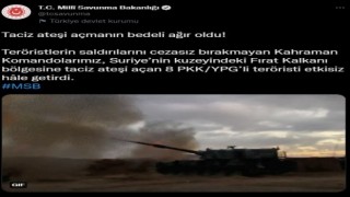 Taciz ateşi açan 8 PKK/YPGli terörist etkisiz hale getirildi