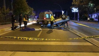 Takla atan otomobildeki 16 yaşındaki genç hayatını kaybetti