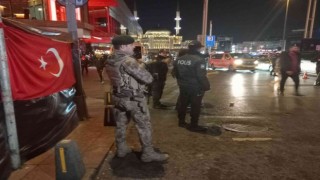 Taksimde Huzur Uygulaması: Silahla tehditten aranan şüpheli yakalandı