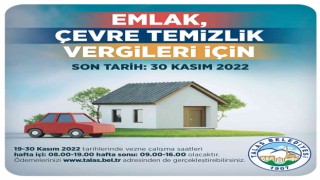 Talasta vergi ödeme kolaylığı