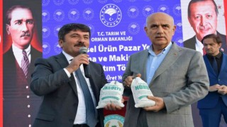 Tarım ve Orman Bakanı Prof. Dr. Vahit Kirişci Tufanbeylide temel atma törenine katıldı