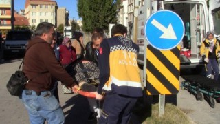 Tavşanlıda trafik kazası 2 yaralı