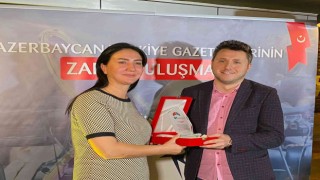 TGRT Haber Yayın Planlama Şefi Gökhan Özbeke Azerbaycan medyasından ödül