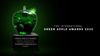 The Green Apple Awards 2022 ödülleri sahiplerini buldu: Türk Havacılık ve Uzay Sanayii Green Champion 2022 ödülünü kazandı