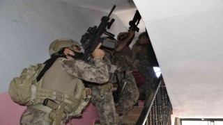 Torbacılara gündüz vakti özel harekatla baskın: Operasyon havadan görüntülendi