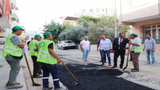 Toroslarda hasar gören sokaklar yenileniyor