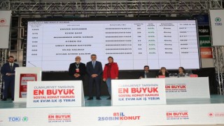 Tuncelide yaptırılacak 250 konut için kura çekimi gerçekleştirildi