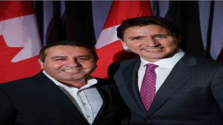 Türk iş adamı Mert, Kanada Başbakanı Trudeau ile bir araya geldi