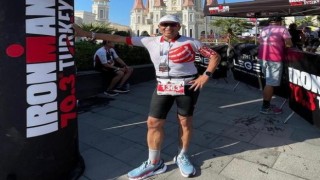 Türkiyede sağlığına kavuşan Kazak iş adamı, triatlona katıldı