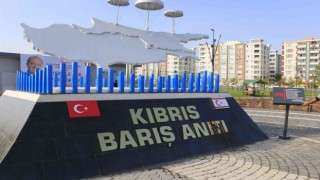 Türkiyenin ilk Kıbrıs Barış Anıtı ve Ersin Tatar Parkı Diyarbakırda yapıldı