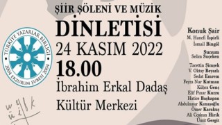 TYB Erzurum Şubesi Öğretmenler Gününü şiir ve türkülerle kutlayacak