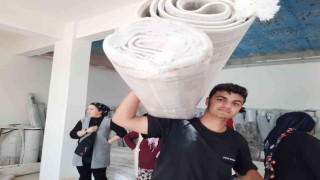 Ucuz halı almak için yoğunluk oluşturdular