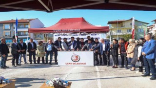 Uşakta 7 bin metrekareye inşa edilecek projenin temeli atıldı