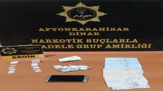 Üzerinde eroinle yakalandı