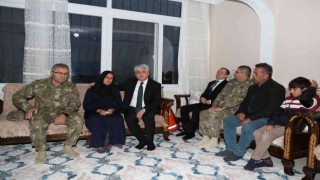 Vali Doğan: Her zaman şehit ailelerimizin yanındayız