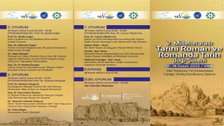 Vanda ‘Tarihi Roman ve Romanda Tarih bilgi şöleni düzenlenecek