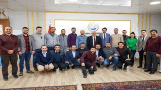Yahyalı Belediyesi sözleşmeli personellerinden teşekkür ziyareti