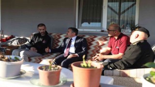 Yarılı askere geçmiş olsun ziyareti