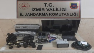 Yazlık evlere giren hırsızlar çaldıkları malzemelerle yakayı ele verdi