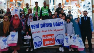 Yeni Dünya Vakfından 400 öğrenciye kışlık bot