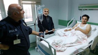 Yüzüne saplanan demirle hastaneye kaldırılan işçi yoğun bakımdan çıktı
